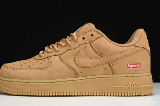 Low DN1555-200 Nike Supreme Wheat Air SP 1 Force  0902